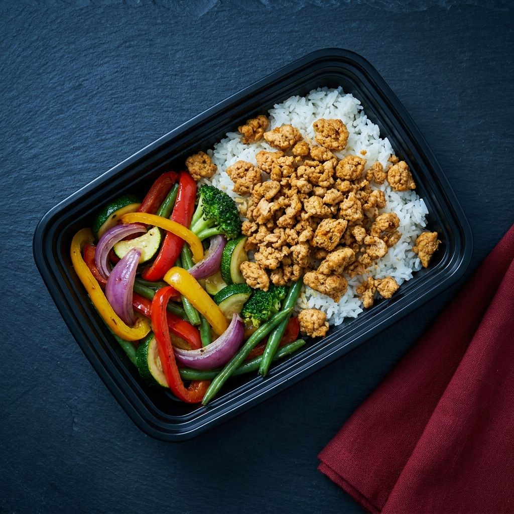Ground Turkey, Rice & Vegetables